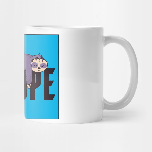 Ironic Wake Up Sheeple! Sloth Design by Watersolution